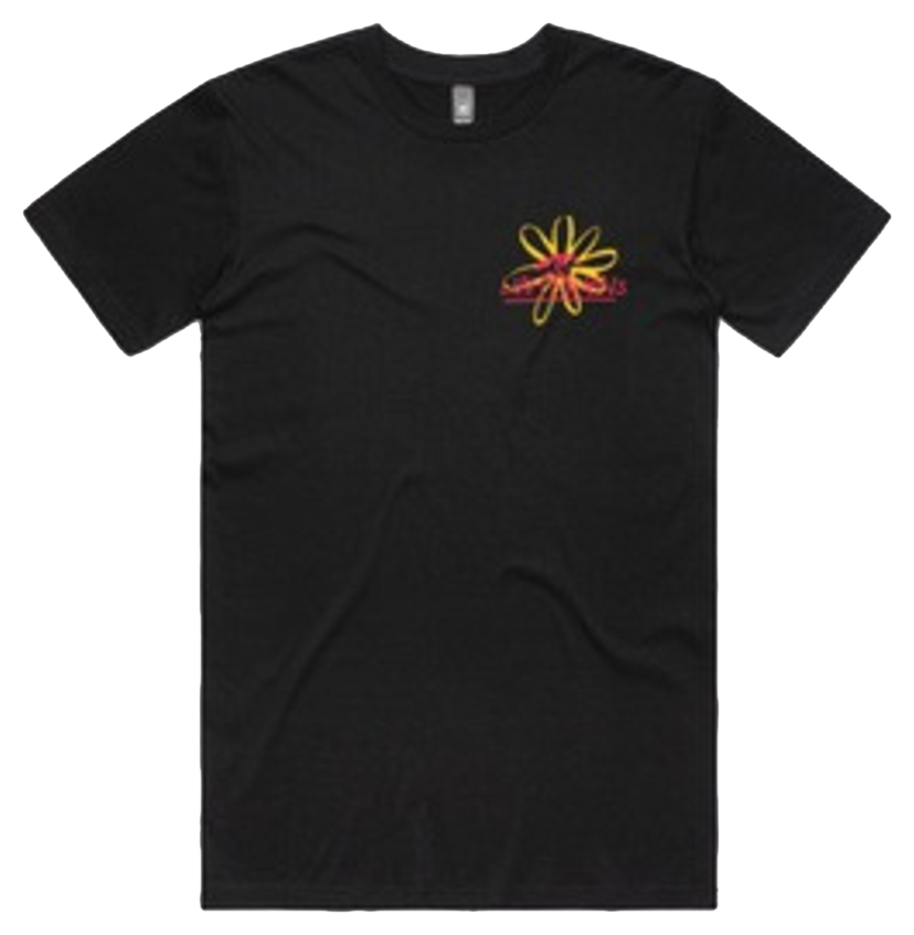 Black T-shirt — front